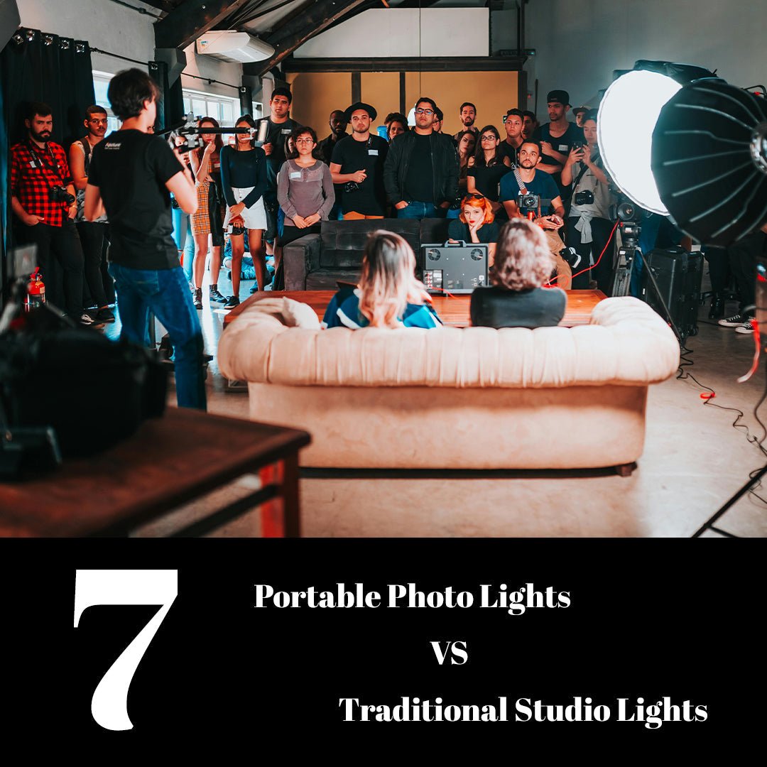 Portable Photography Lights vs. Traditional Studio Lights: Which Bette