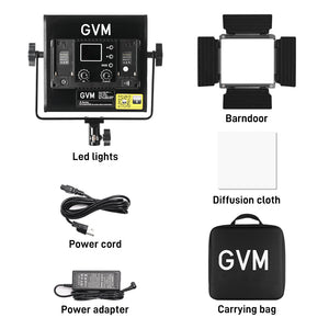 GVM-800D-III 40W zweifarbige und RGB-Videoleuchte