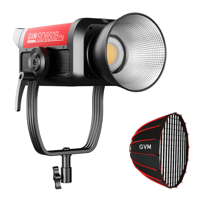 GVM PRO-SD650B 650W Bi-Color Monolight(V-mount & Mesh Bluetooth)(Includes 1 Free 35.43'' Softbox $109.00) - GVM