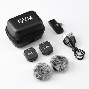 GVM CM2 Wireless Microphone System for Smartphones