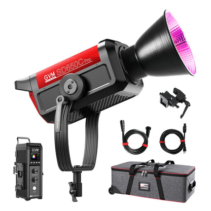 GVM PRO SD650C 650W High Power RGB&Bi - Color Monolight - JIAN CHENG TECHNOLOGY INC.