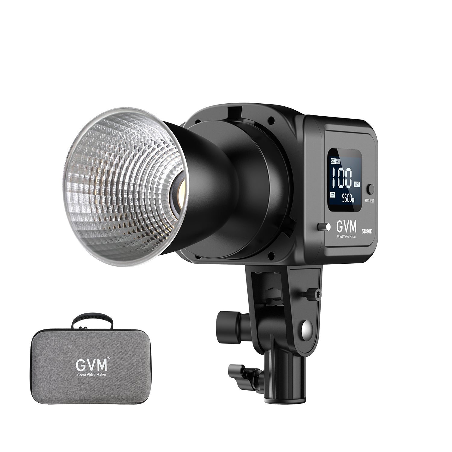 GVM SD80D 80w Bi - Color Outdoor Portable Spotlight（BOGO)(Only Jan 13th) - JIAN CHENG TECHNOLOGY INC.