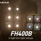 Flathead FH400B 400W konstant effekt tvåfärgad platt lampa