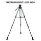GVM Aluminum Camera Video Tripod DX16 with Fluid Head System - GVMLED