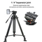 GVM Aluminum Camera Video Tripod DX16 with Fluid Head System - GVMLED