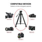 GVM Aluminum Camera Video Tripod DX16 with Fluid Head System - GVMLED