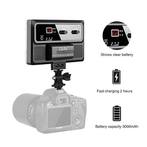 GVM-10S Bi Color Professional Video on Camera Video Light with Control Knob - GVMLED