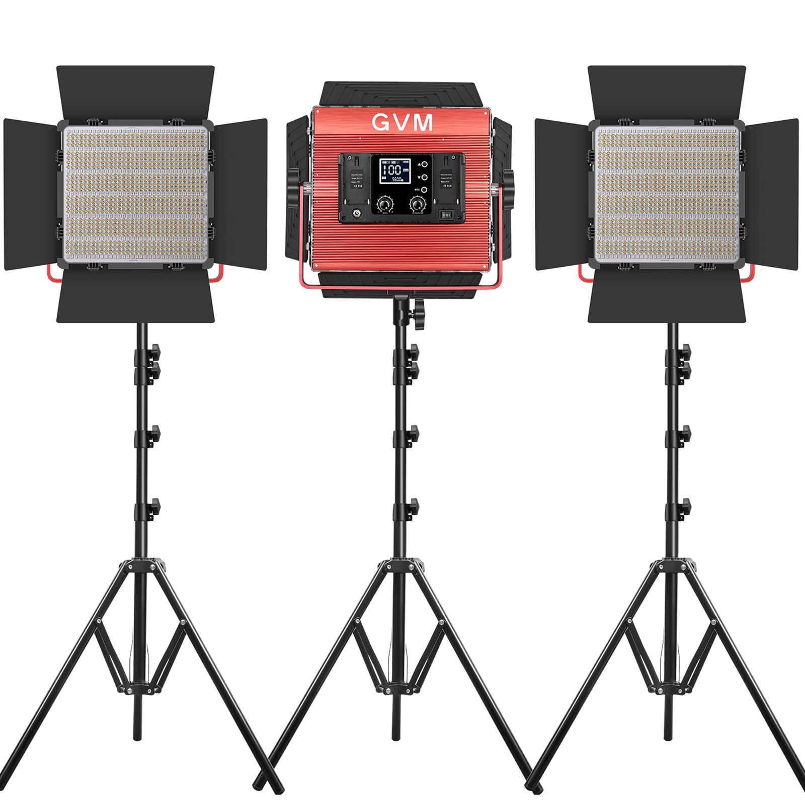 GVM-1200D 50W High Beam Bi-Color+50 WRGB Soft Light Panel - GVMLED