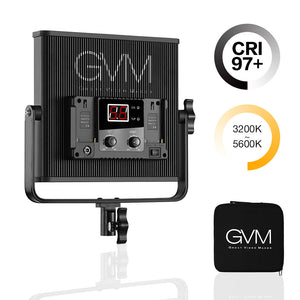 GVM-520S 30W High Beam High Brightness Bi-Color LED VIdeo Light (No Four-Way Barndoor) - GVMLED