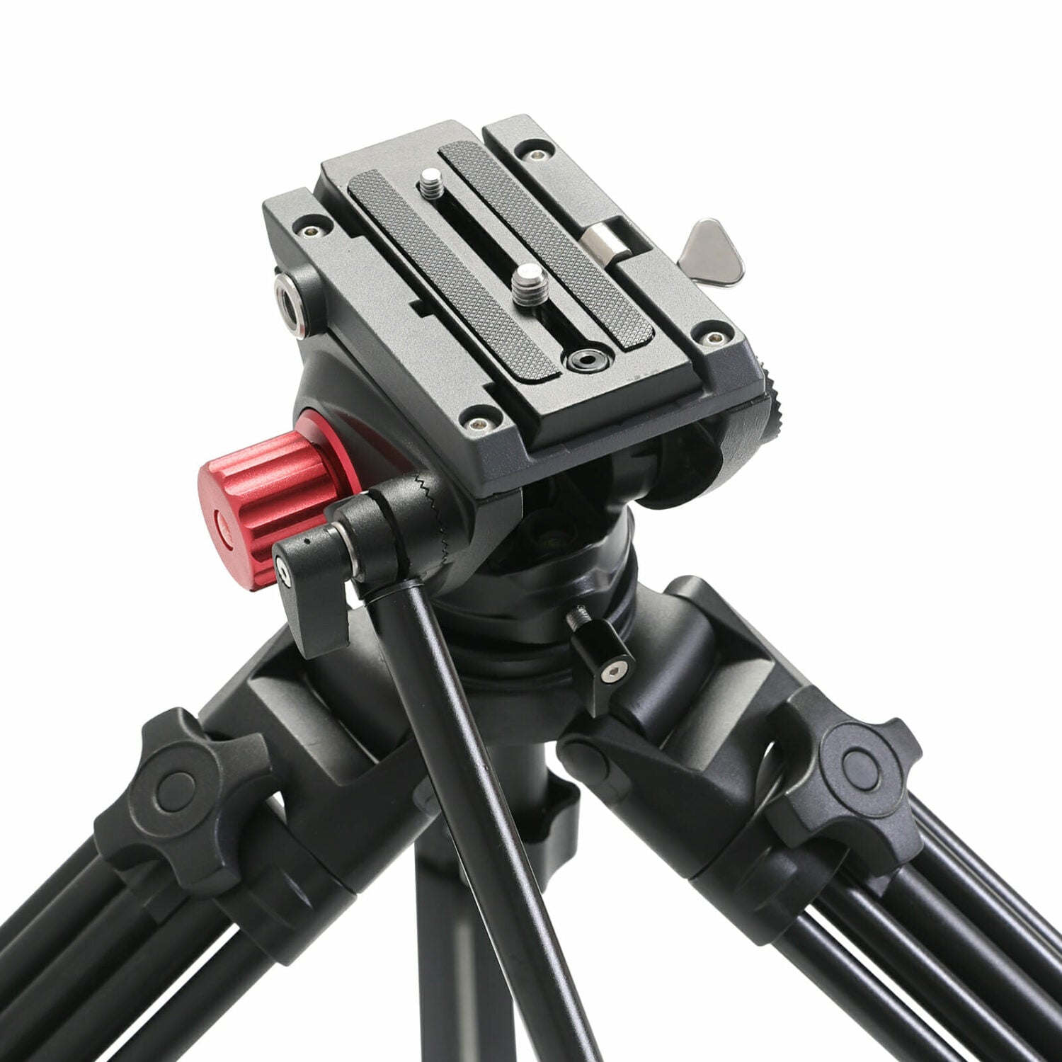 GVM 7017D Aluminum Video Tripod with Fluid Head System - GVMLED
