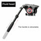 GVM 7017D Aluminum Video Tripod with Fluid Head System - GVMLED