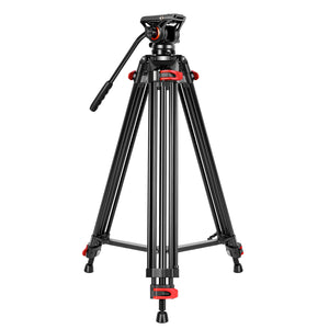 GVM JJL-JY Video Tripod System with Fluid Head - GVMLED