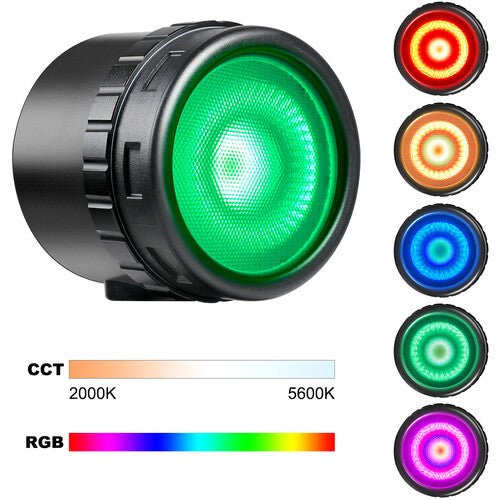 GVM Mini Waterproof RGB LED On-Camera Light - GVMLED