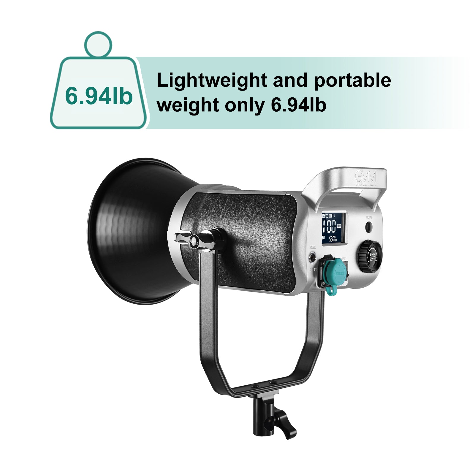 GVM SD200D LED Video Light with Softbox - GVMLED