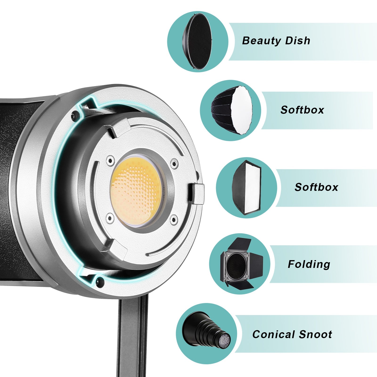 GVM SD200D LED Video Light with Softbox - GVMLED